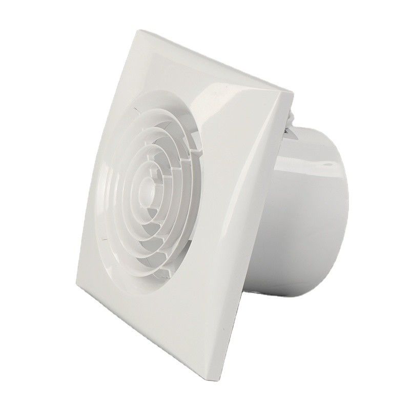 AC Electric 6 Inch Bathroom Wall Mounted Louver Axial Air Extractor Fan in White/Black