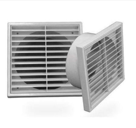 Customized Square Grille for Air Extractor Fan Accessories White Air Extractor Fan