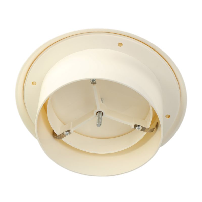 100-150mm Mass HVAC Plastic Air Exhaust/Supply Vent for Air Duct Mechanical Life 3 Years