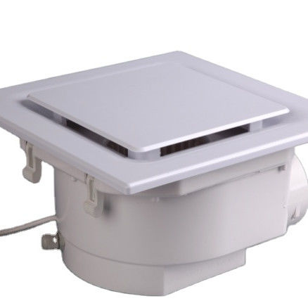 Low Noise Plastic Ceiling Wall Mounted Ventilation Exhaust Fan with LED Light 6 Inch