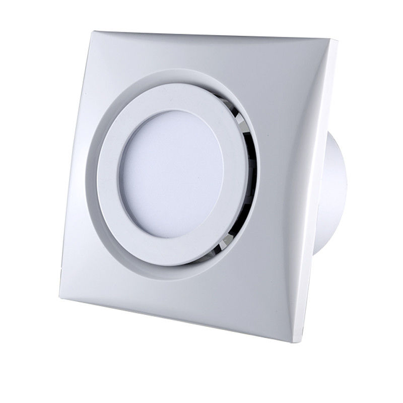 Customized Logo 4 6 Inch Low Noise Bathroom Ceiling Mounted Exhaust Fans With Light