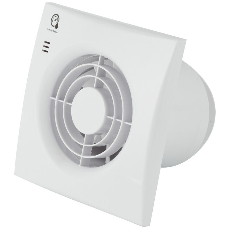 Wall Mount 6 Inch Customizable Shutter Bathroom Extractor Fan for HVAC and Hydroponic