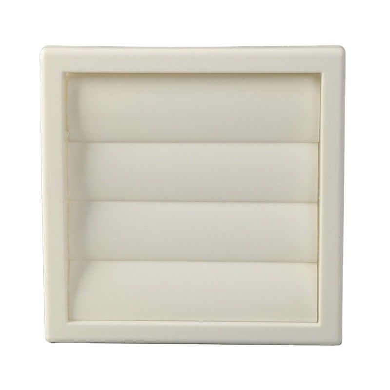 Square Hotel ABS Plastic Ceiling Wall Mount Exhaust Fan Outlet Inlet Air Duct Grille