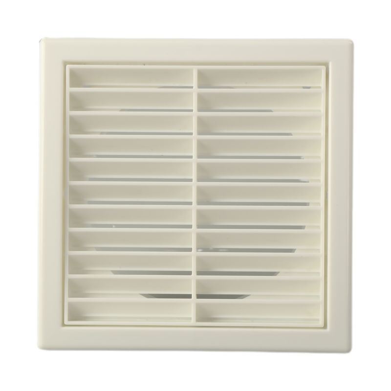 Modern Round or Square Hole Plastic Vent Cover PVC Air Grille with 162-252 Air Quantity