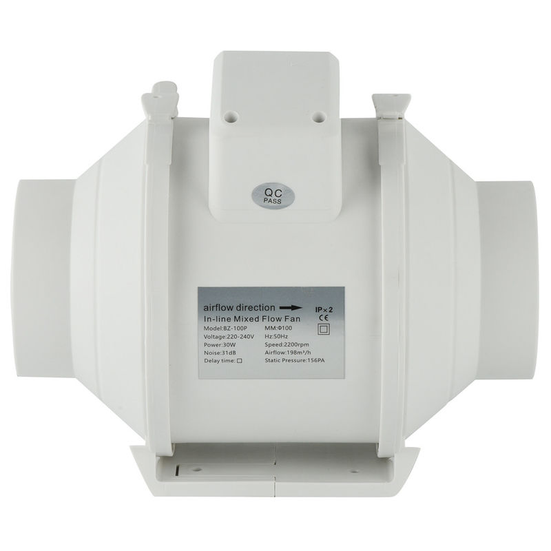 Powerful 23-65 Mechanical Life 3 Years Mass 4/6/8 Inch Silent Hydroponics Inline Duct Fan