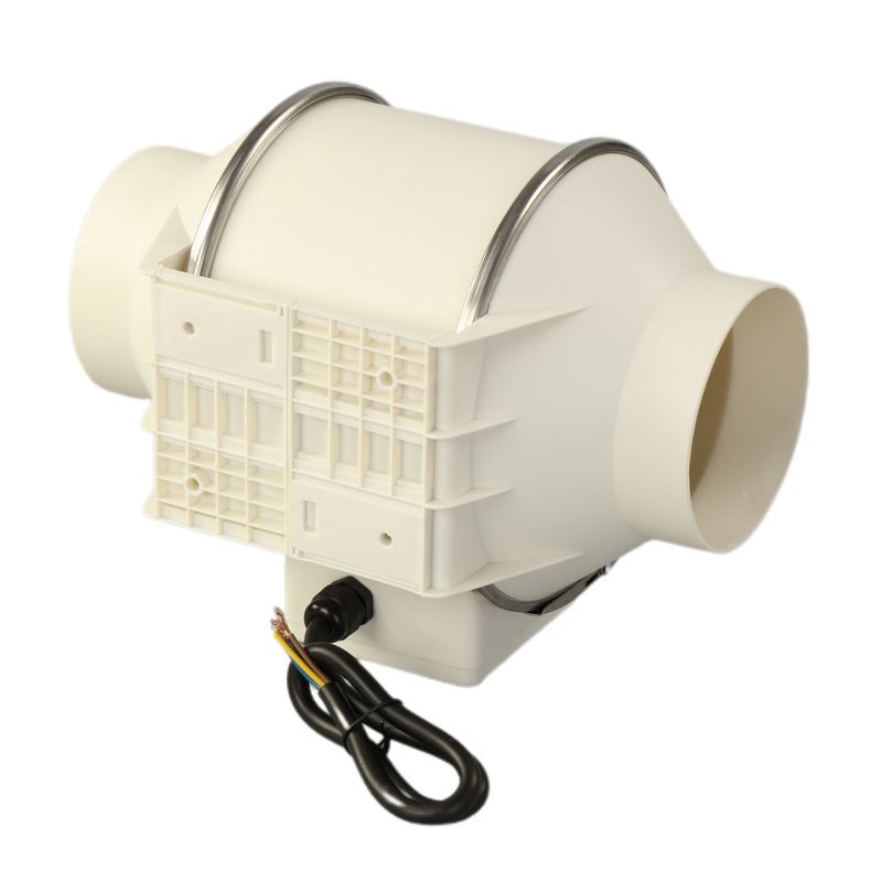 162-252 Air Quantity 220V 4/5/6inches 100/125/150/200mm Silent Mixed Flow Exhaust Inline Duct Fan