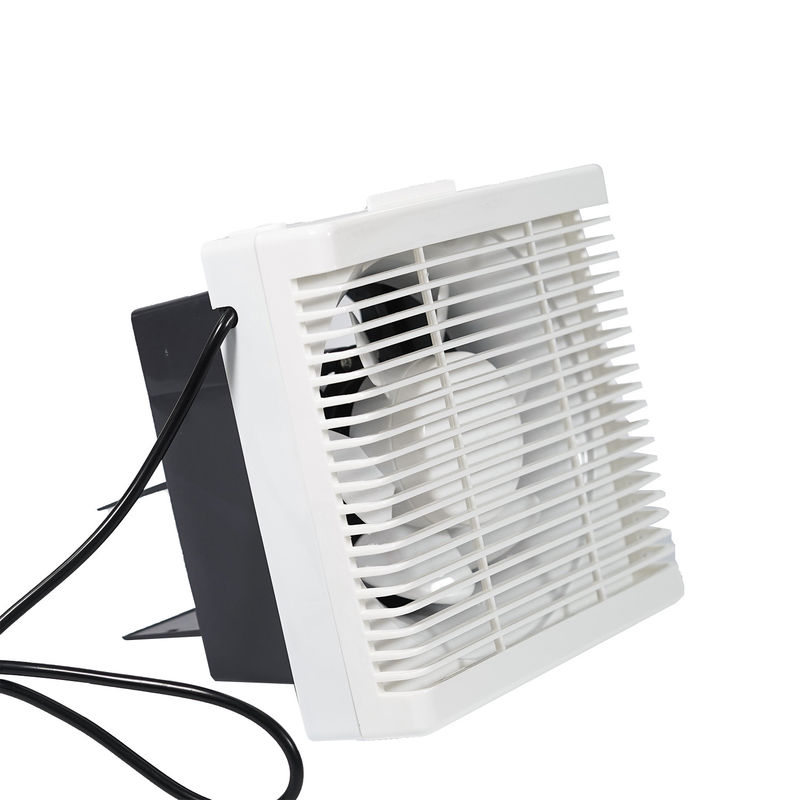 OEM/ODM 6 8 10 12 Plastic Square Wall Mounted Window Shutter Bathroom Exhaust Fan With Louver Net Air Extractor Fan