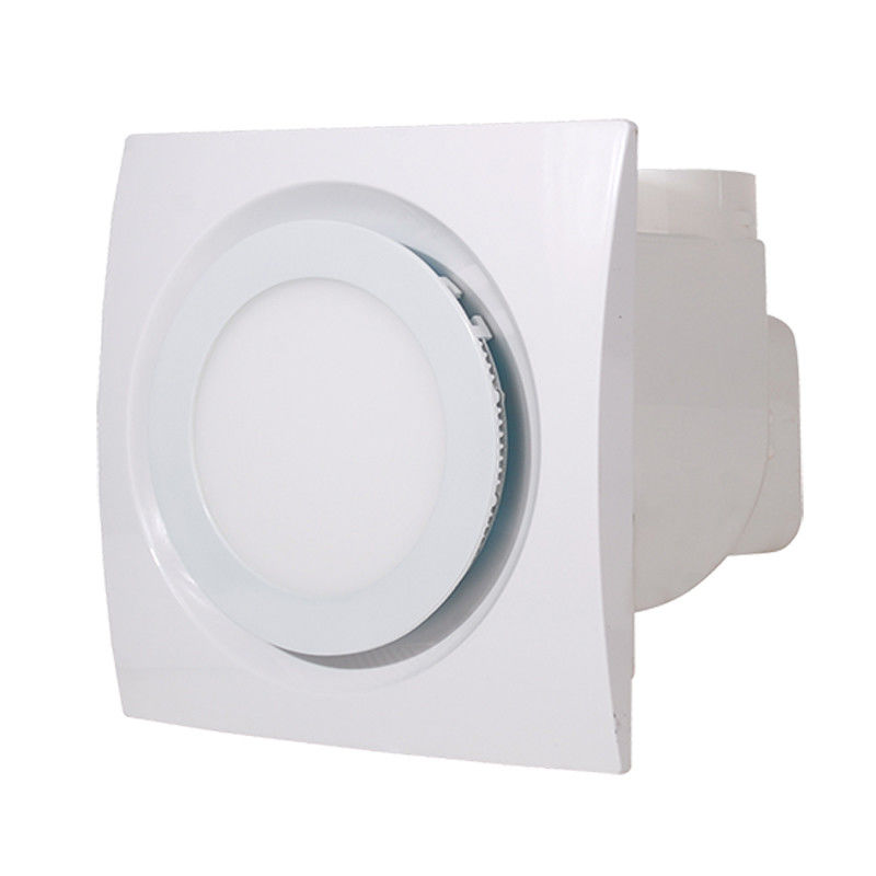 Wall Mount Farms Bathroom Ventilation Plastic Silent Window Extractor Fan with LED Light