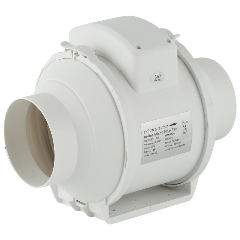 4/5/6/8/10/12 Inch OEM/ODM Ventilation Multi-Speed Circulation Inline Duct Pipe Fan