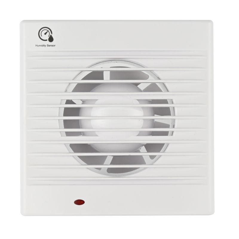 Customized Logo Brand 5 INCH Customization Electric Low Noise Mini Bathroom Air Exhaust Fan with Humidity Sensor