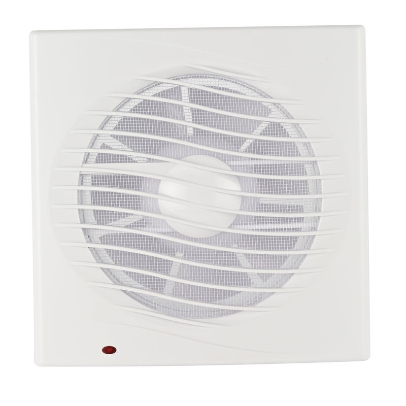 Wholesale 6 8 Inch 220V Plastic Bathroom Kitchen Silent Square Ceiling Mount Ventilation Exhaust Fan